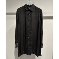 Y's for men CELLULOSE LAWN LAYERED COLLAR SHIRT