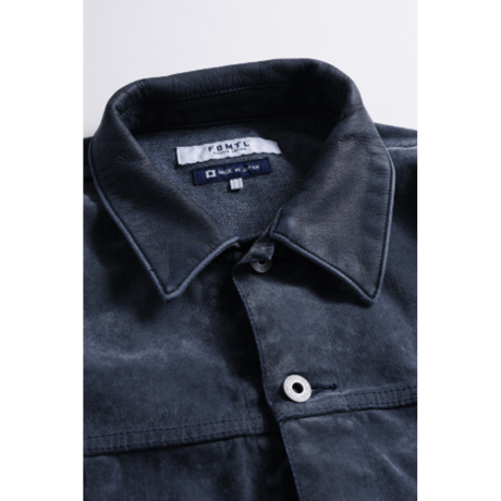 【予約商品】FDMTL FA26JK54U FLOCK LEATHER JACKET 3YR WASH