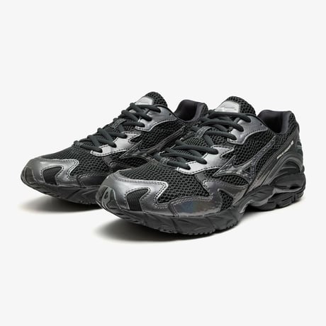 MIZUNO WAVE RIDER 10 (ブラック×ブラック×メタリックグレー)