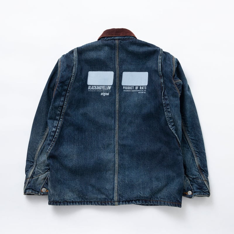 袖丈58cmRATS BLANKET LINER DENIM JACKET