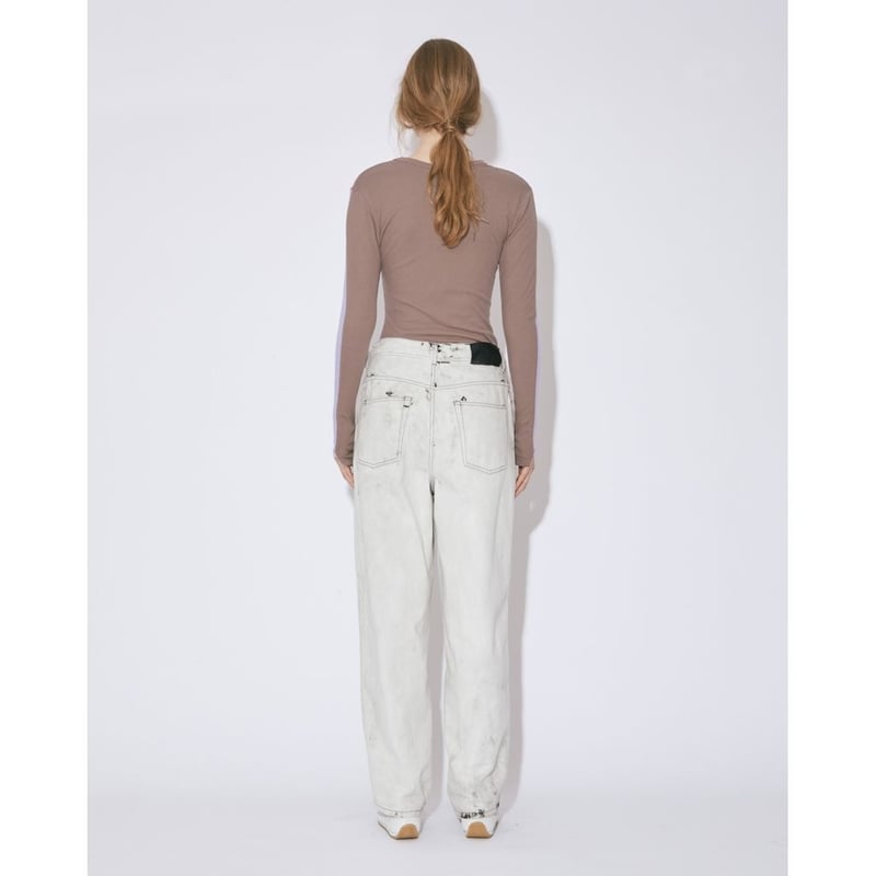 beautiful people left hand twill carved denim p