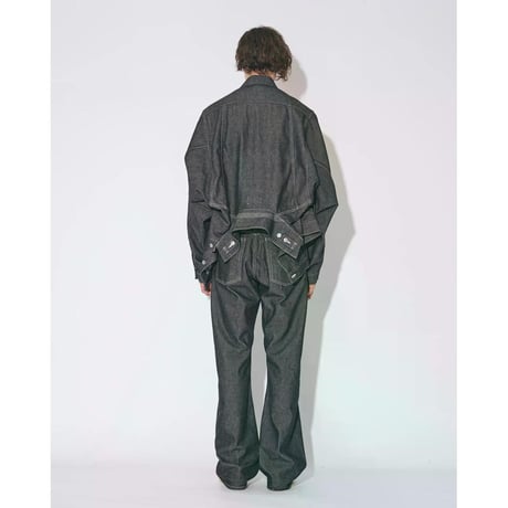 beautiful people double-end left hand twill denim blouson