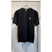 COMME des GARCONS HOMME COTTON PLAIN LOGO T-SHIRTS（BLACK）