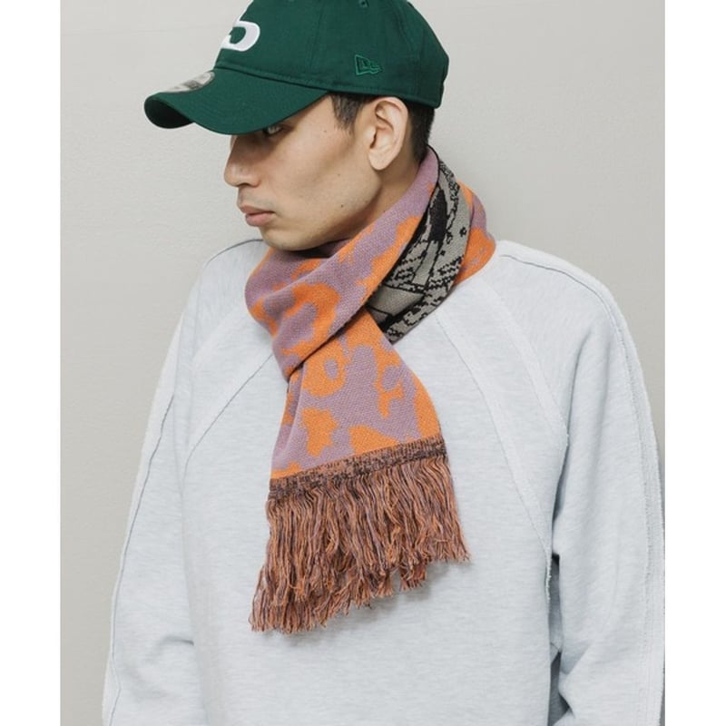 bal バル JACQUARD マフラー bal バル JACQUARD マフラー bal original /JACQUARD KNIT SOCCER