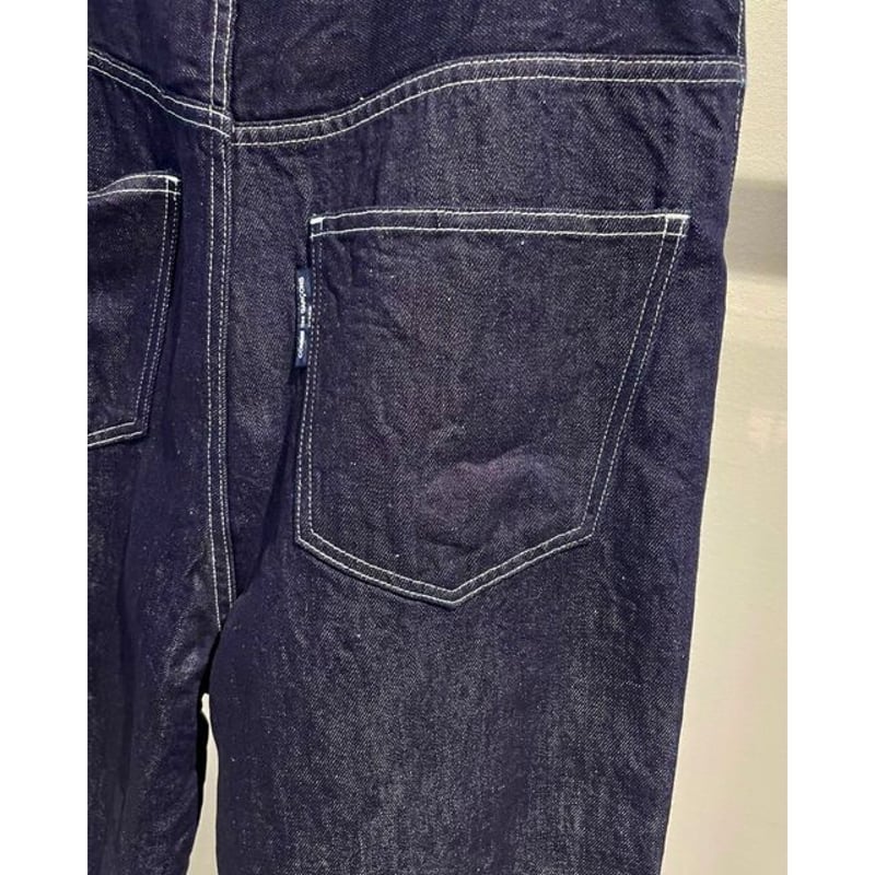 COMME des GARCONS HOMME コットンリネン デニムパンツ | MAROON 