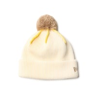 NEW ERA ポンポンニット Powered by GORO NAKATSUGAWA（MIN-NANO） オフホワイト
