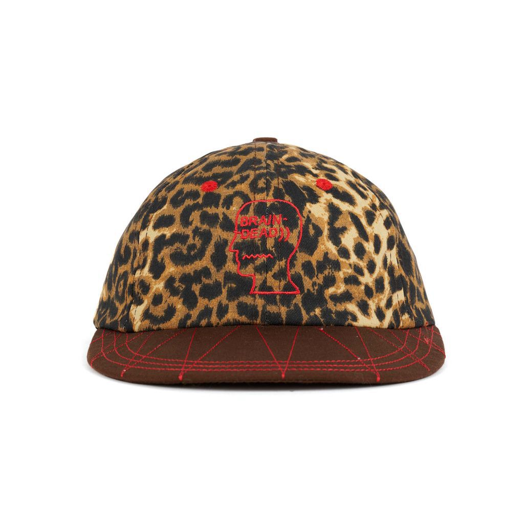 BRAIN DEAD Logohead Longbrim Hat - Leopard | M