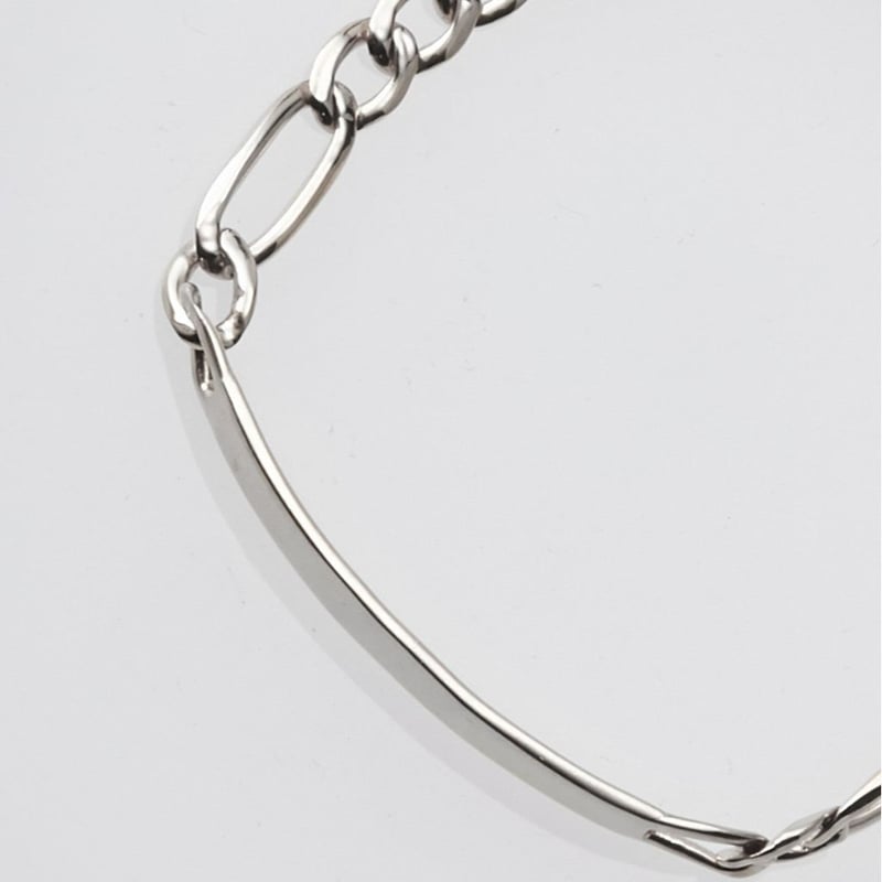 XOLO JEWELRY ID Figaro Link Bracelet 6mm-17cm
