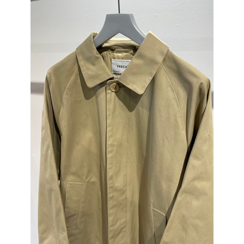 YAECA SOUTIEN COLLAR COAT - SHORT- | MAROON