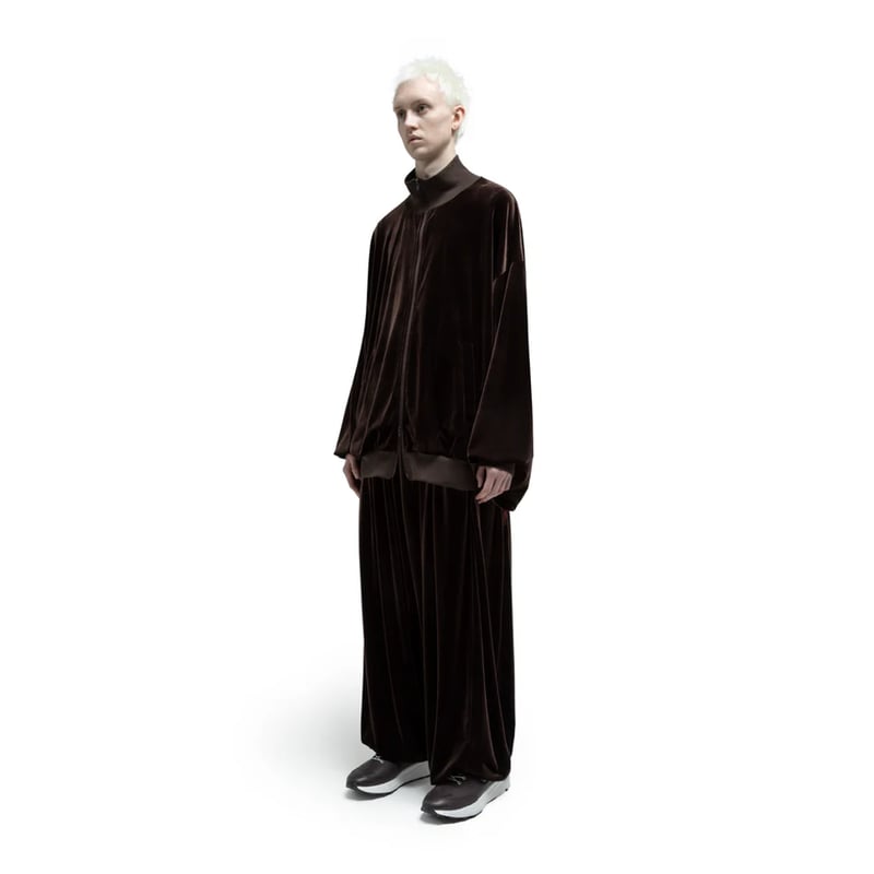 フミトガンリュウキモノジャケット　ブラック FUMITO GANRYU Kimono Track Jk - Brown | MAROON