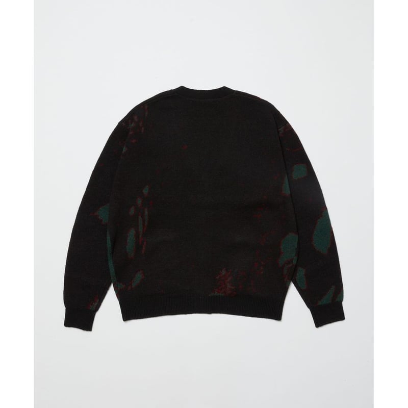 BAL JACQUARD WOOL CARDIGAN | MAROON