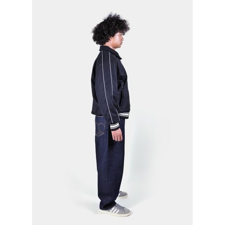 APPLEBUM COLLARED MELTON STADIUM JACKET / 2520604