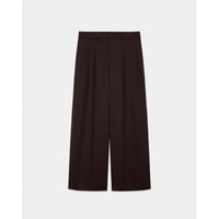 MARKAWARE  SUPER 160's WOOL GABARDINE TRIPLE PLEATED WIDE TROUSERS