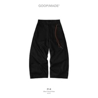 GOOPiMADE P1-R Black Pants-Wide