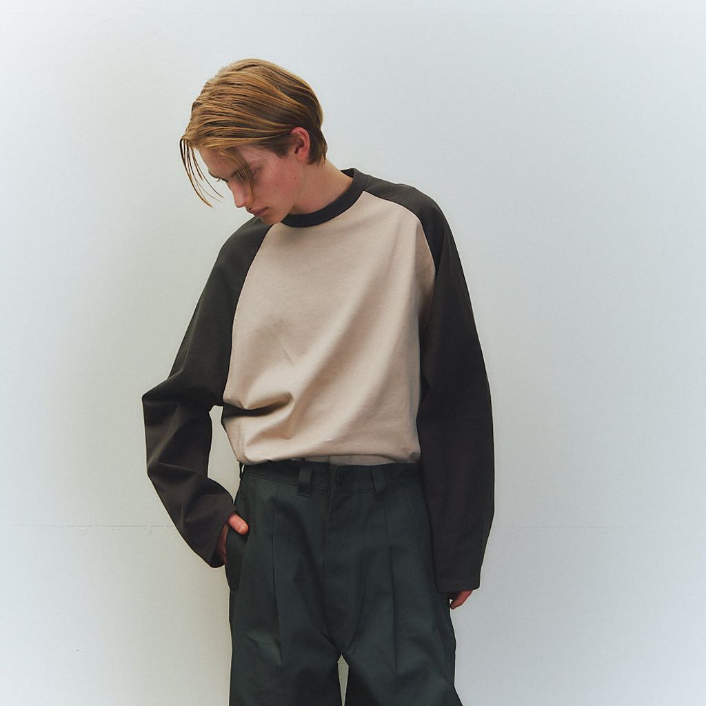 IS-NESS BALLOON RAGLAN LONG SLEEVE T SHIRT | MA