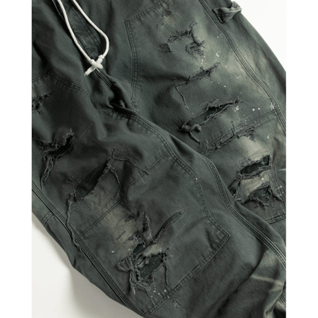 ANACHRONORM AN386-D REMAKED DOUBLE KNEE DUCK PAINTER PANTS