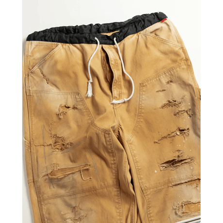 ANACHRONORM AN386-D REMAKED DOUBLE KNEE DUCK PAINTER PANTS