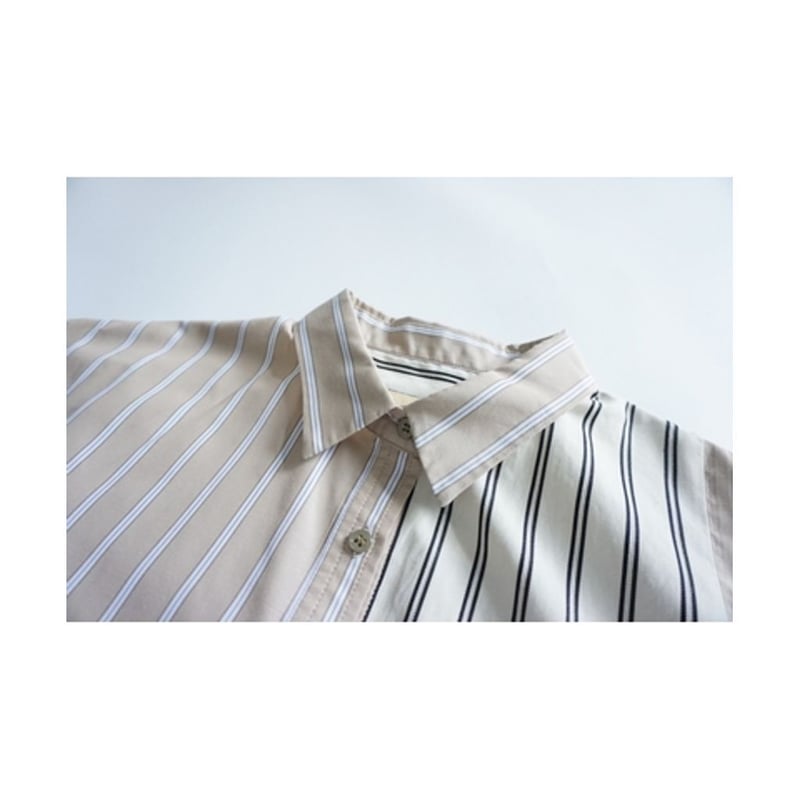 THOMAS MAGPIE P/Ten Stripe shirt | MAROON