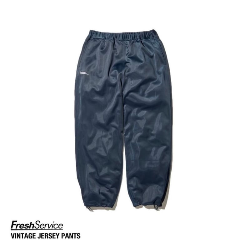24SS FreshService VINTAGE JERSEY PANTS 黒 FreshService - VINTAGE JERSEY PANTS / BLACK | Stripe Online