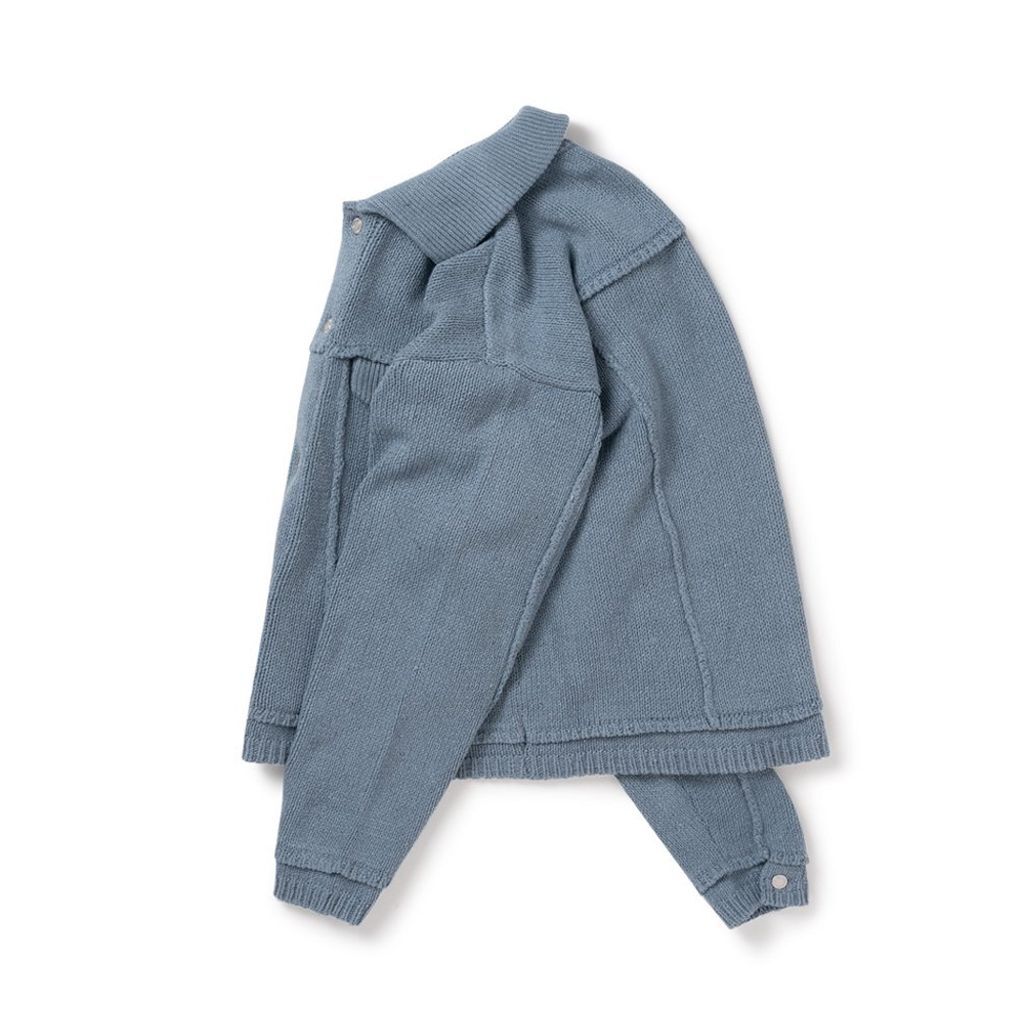 SON OF THE CHEESE 3RD KNIT JACKET | MAROON