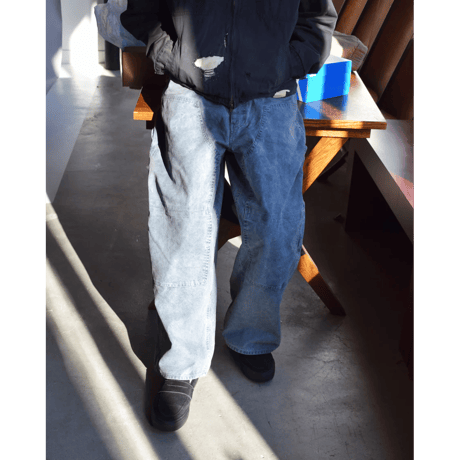 ANACHRONORM AN419 PIGMENT DYED DUCK PAINTER PANTS