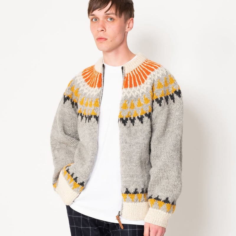 BEDWIN】 JACO L/S ZIP UP NORDIC CARDIGAN - カーディガン