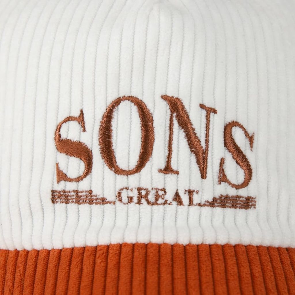 SON OF THE CHEESE Corduroy CAP | MAROON