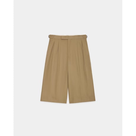 marka Organic Cotton Gabardine / Two Tuck Cropped Trousers