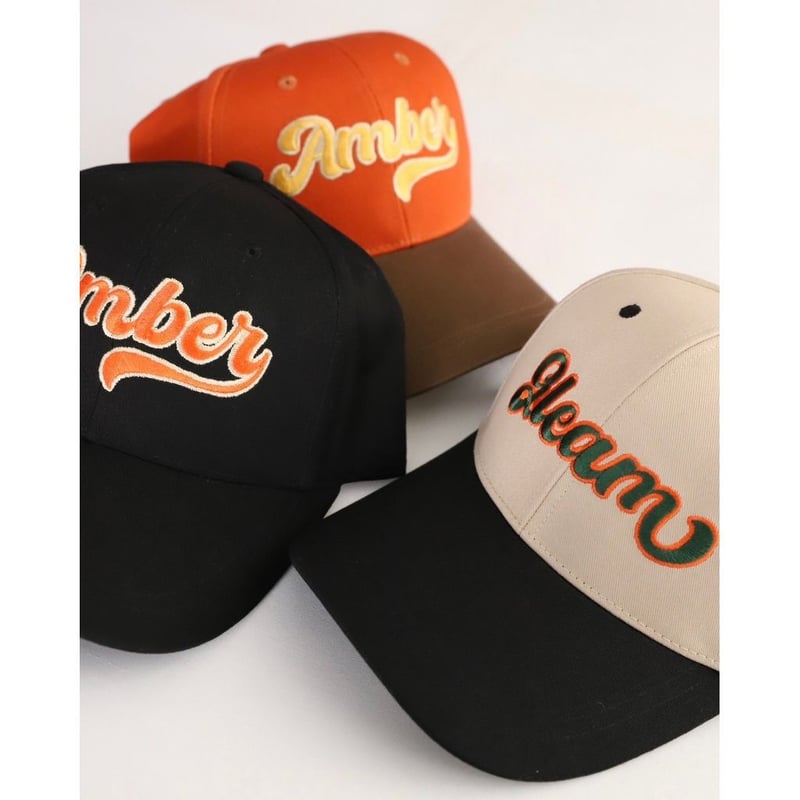 AMBERGLEAM AMBERGLEAMキャップ | MAROON