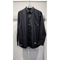 COMME des GARCONS HOMME COTTON PLAIN LOGO SHIRTS（BLACK）