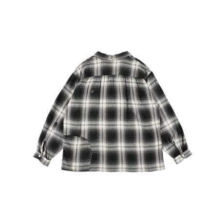 BOW WOW REMADE RAYON PLAID SHIRT AGED