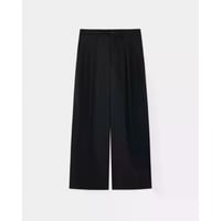 MARKAWARE Organic Wool 2/80 Tropical Triple Pleated Wide Trousers