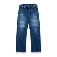 RATS INDIGO CRASH DENIM PANTS