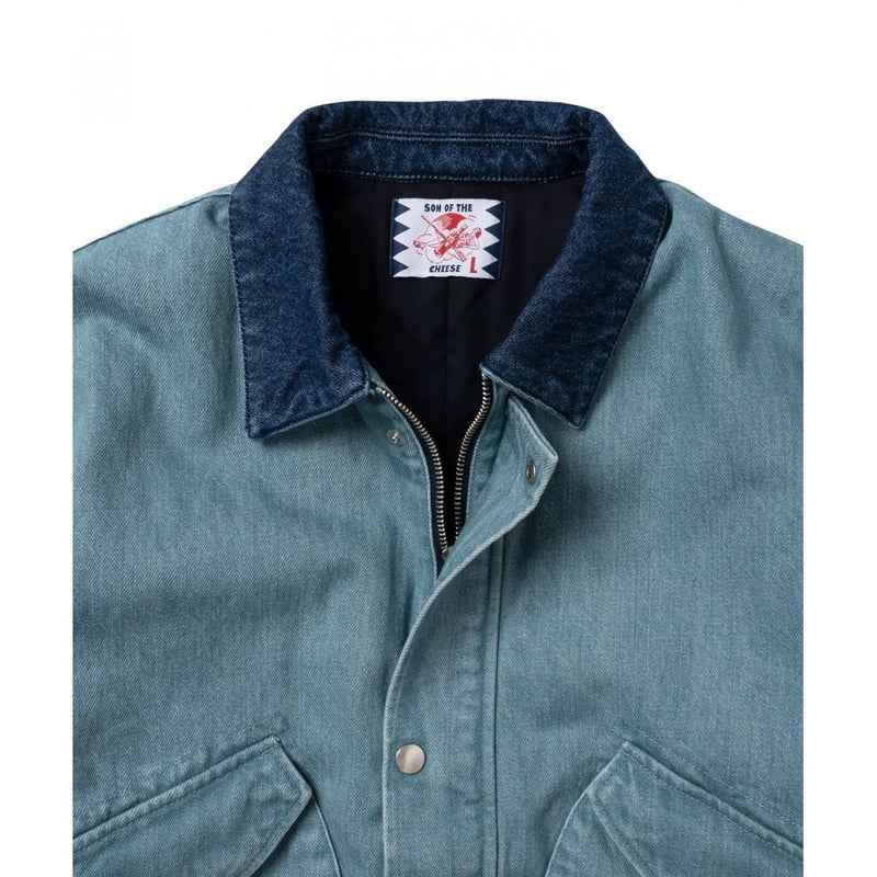 売り切り価格！son of the cheese デニムジャケット SON OF THE CHEESE / Denim Jkt ( BLUE ) | Grand