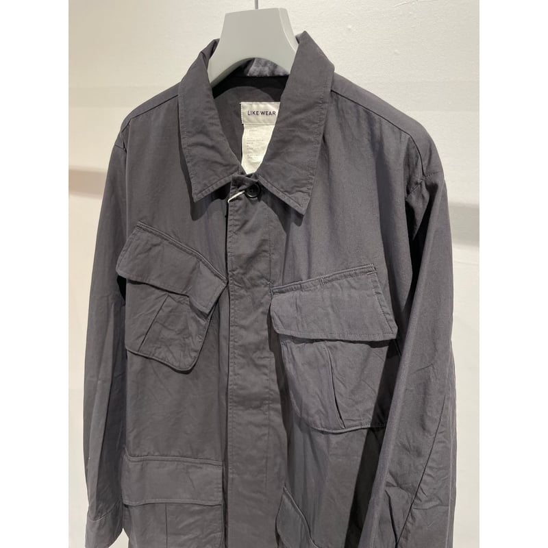 YAECA LIKE WEAR JUNGLE FATIGUE JACKET | MAROON