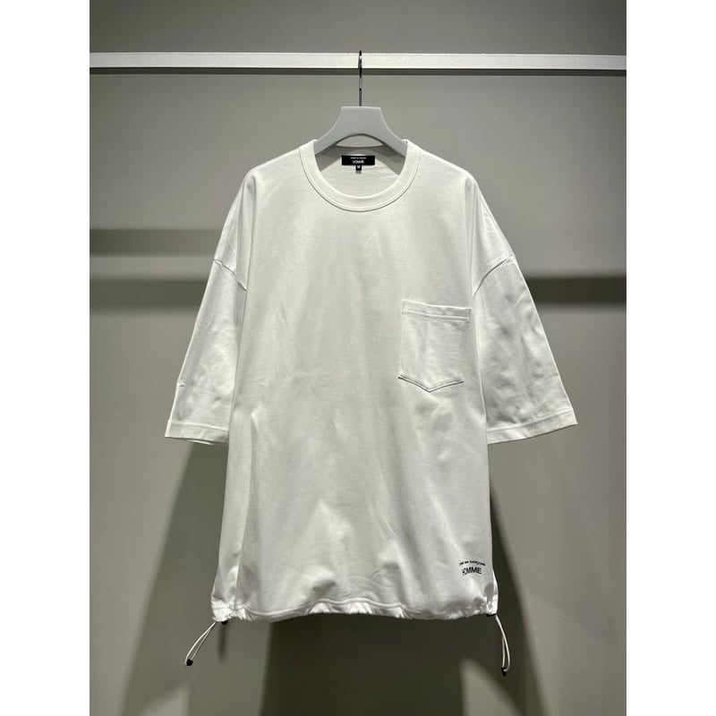 COMME des GARCONS HOMME コットン天竺 スピンドル LOGO TEE（W
