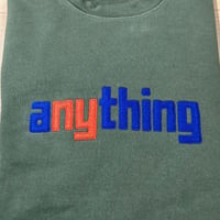 aNYthing Speedball Crew Neck Fleece - Forest Green