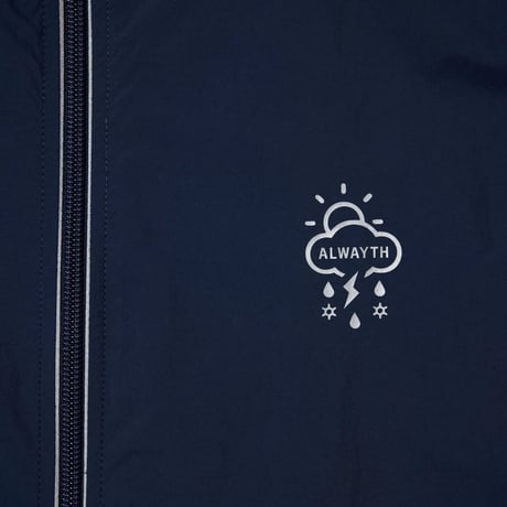 ALWAYTH / TRAINING JACKET ＆ PANTS SET / REFLECT PRINTED / NAVY