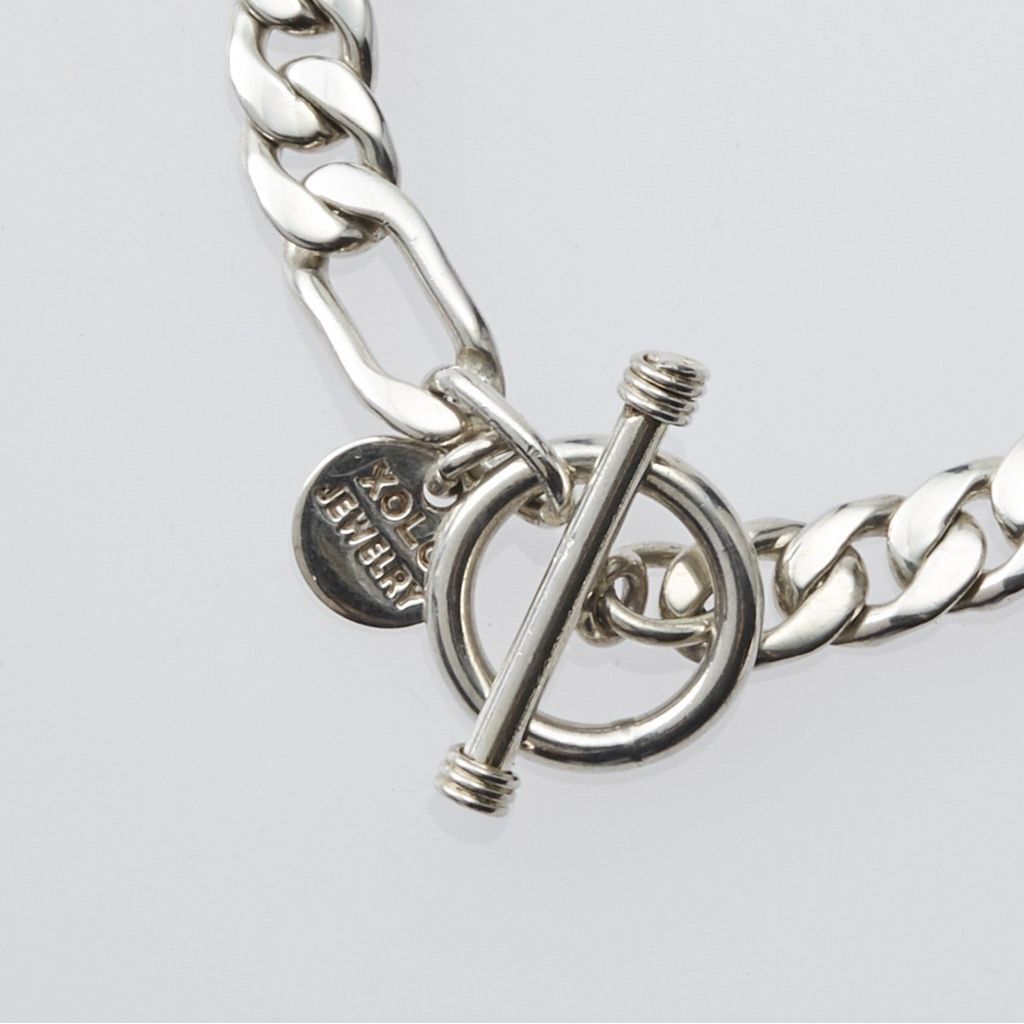 XOLO JEWELRY Figaro Link Bracelet 8mm-19m | MAR