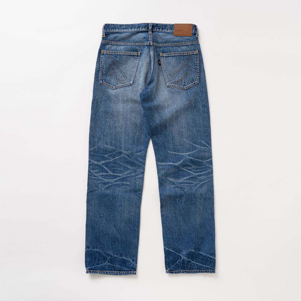 パンツ RATS WASH DENIM PANTS RATS VINTAGE WASH DENIM PANTS | MAROON