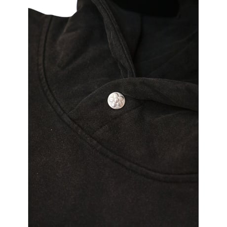 VANDY THE PINK Washed paint Splash Flower Hoodie