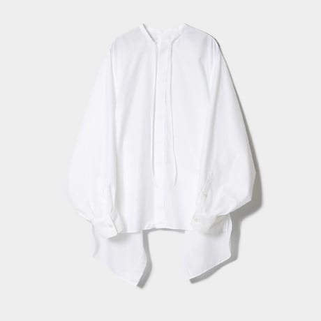 beautiful people double-end leno cloth tuxedo blouse