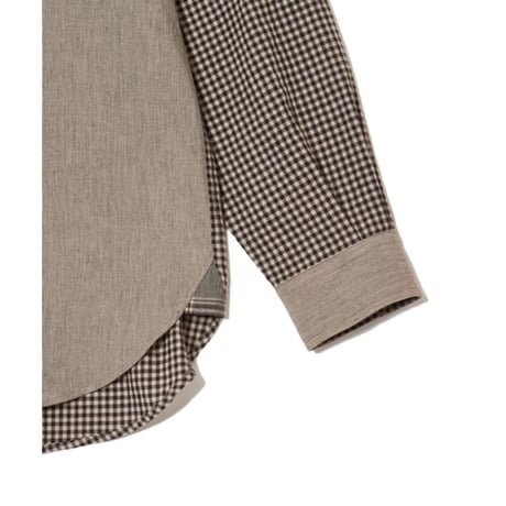 SUGARHILL CS LINEN BIG SHIRT CRAZY PATTERN
