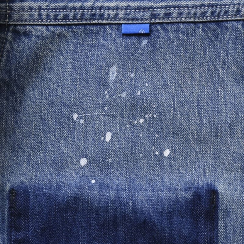 TRIBAL DENIM JACKET HW/HARD WASH | MAROON