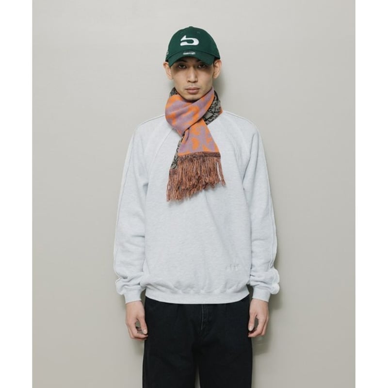 予約商品】BAL JACQUARD KNIT SOCCER SCARF | MAROON