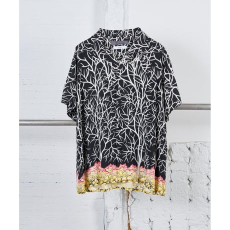 Y's for men × masses SHORT SLEEVE HAWAIIAN BLOUSE