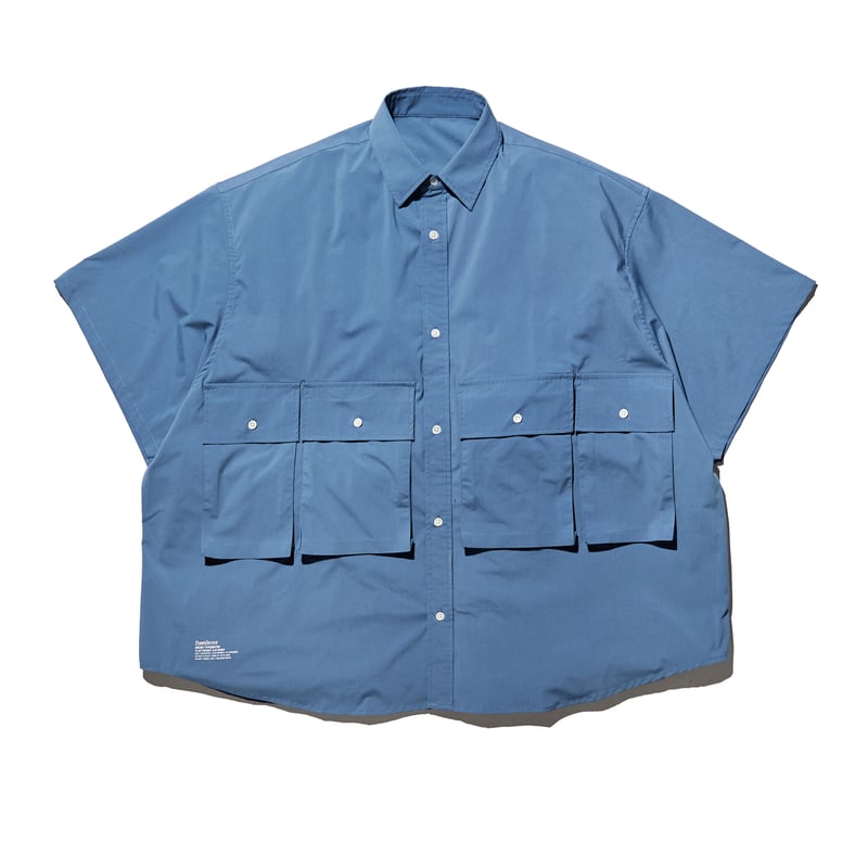 FreshService マイクロタイプライター フラップポケットシャツ F FreshService (フレッシュサービス) MICRO TYPEWRITER FLAP