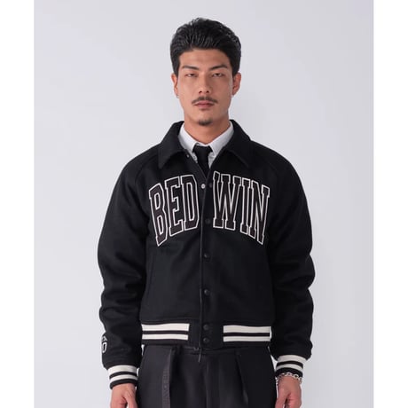 BEDWIN & THE HEARTBREAKERS MELTON AWARD JACKET JERRY