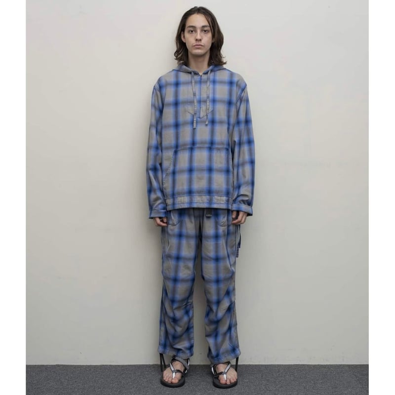 bal PLAID WIDE MOUNTAIN PANT | MAROON