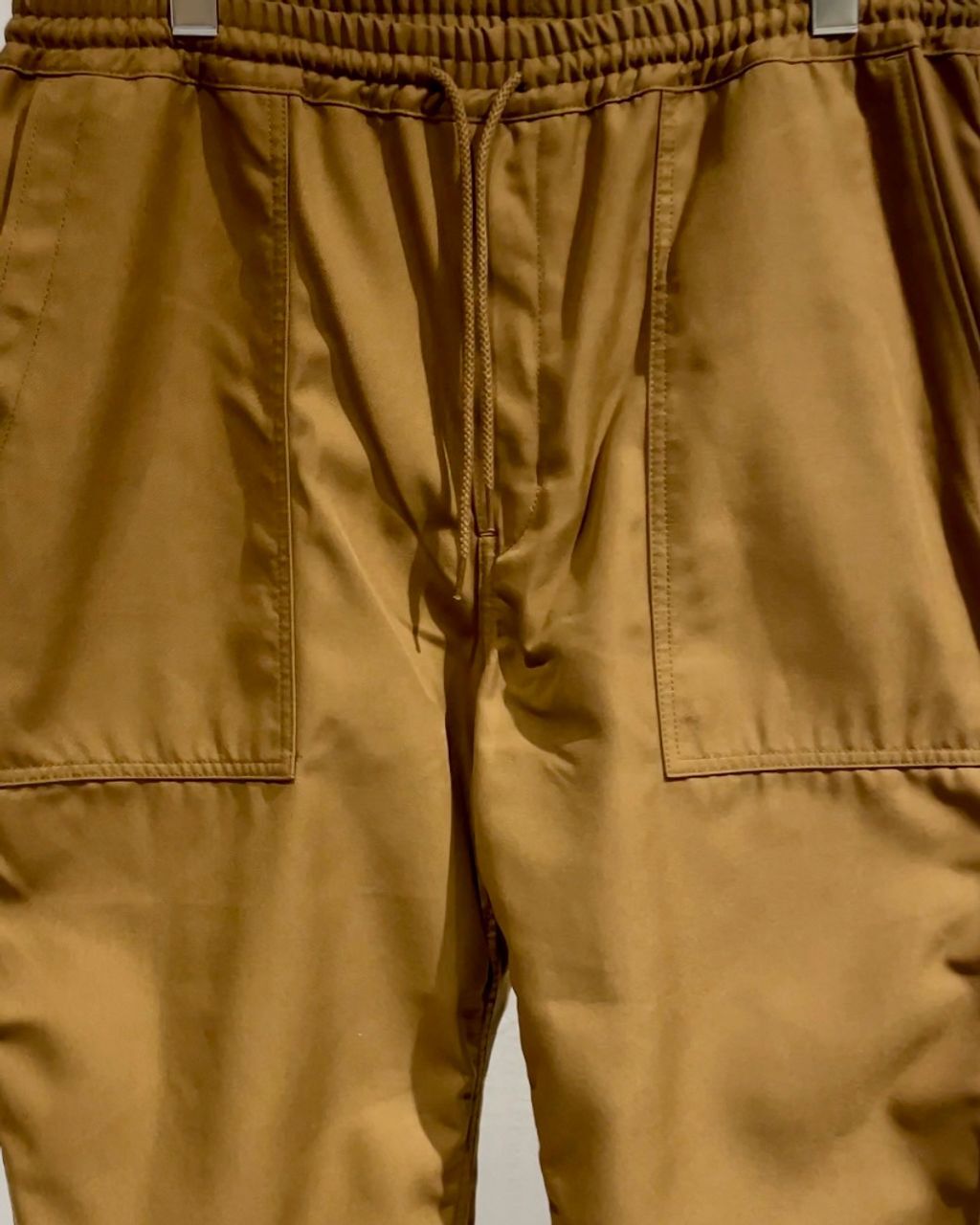 COMME des GARCONS HOMME エステルギャバ イージーパンツ BROWN |